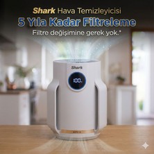 Shark 23 M² Hepa Hava Temizleyici Cihaz Sessiz Koku Giderici Polen Toz Alerjen PM10 Beyaz Filtreli