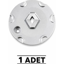 Carvian Renault Megane 2 Kasa Uyumlu Çelik Jant Göbeği Logolu ( 1 Adet )