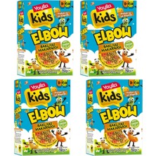 Yayla Kids Kinoalı Sebzeli 3 Renkli Elbow Bakliyat Makarnası 250 G X4