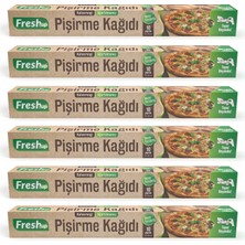 Fresh Up Fresh-up Kahverengi Ağırtılmamış Hazır Kesilmiş Pişirme Kağıdı 37x42 cm 10 Yaprak x 6 Paket | Toplam 60 Yaprak