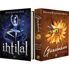 Dokuz Yayınları Ihtilal 1 Zelzele Ciltli ve Is Serisi 3 Günebakan Ciltli (Binnur Şafak Nigiz) 2li Set