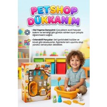 Farbu Oyuncak Petshop Dükkanım Banyo ve Bakım Seti - Interaktif Köpek Kulübesi ve 13 Parça Aksesuar