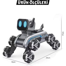 Konsol Plus JIN-2950 Robot Köpek Bilekten Kont 2 4g 8 Teker Müzikli ve LED Işıklı