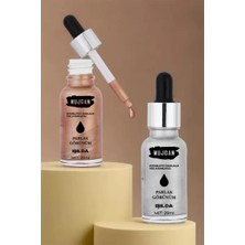Belirtilmemiş 2'li Damlalık Şişeli Likit Aydınlatıcı Highlighter Seti