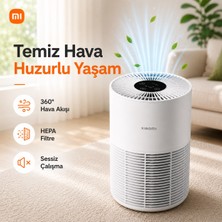 Xiaomi Hepa Aktif Karbon Akıllı Sensörlü Hava Temizleyici Cihaz Koku Giderici Alerjen Evcil Hayvan Beyaz Koku Kontrolü
