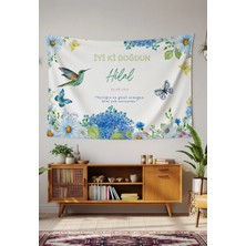 Greendecor Kişiye Özel Doğum Günü Duvar Örtüsü Iyi Ki Doğdun Happy Birthday Isim Yazılı Kumaş Doğum Günü Flaması
