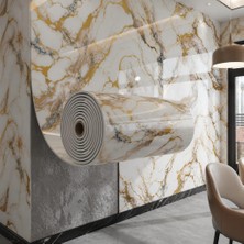 Renkli Duvarlar 60CM x 3 Metre Tek Parça Yapışkanlı Rulo Aeno Mix Duvar Paneli Kağıdı Silinebilir Salon Ofis TX-121