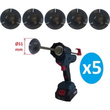 Poyraz Bioplast Şarjlı/akülü Silikon Tabancası 14MM Itici Parça Yedek - 5 Adet
