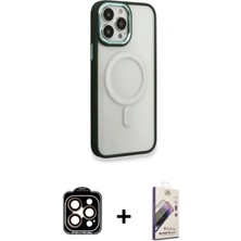 İlk El Grup Pilelistore™ iPhone 14 Pro Max Kılıf Yankı Işık Özel Seri - Siyah Bilvis 3D Mat Cam Ekran Koruyucu + Pvd Metal Kamera Lens - Tu