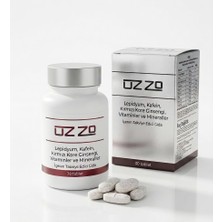 Lepidiyum Kafein Kore Kırmızı Ginsenk Vitamin ve Minareller Içeren Takviye Edici Gıda