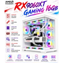 Apphirex Penta W39 Ryzen 7 5700X | 16GB Ram | 512GB M.2 SSD | RX9060XT 16GB | Sıvı Soğutmalı Beyaz Masaüstü Oyuncu Bilgisayarı