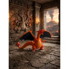 Alyora Pokemon Charizard Özel El Boyaması Koleksiyon Figürü - 190X110X100 mm
