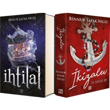 Dokuz Yayınları Ihtilal 4 Zefir Ciltli ve Is Serisi 4 Ikizalev Ciltli (Binnur Şafak Nigiz) 2li Set
