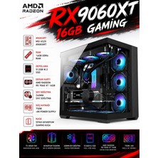 Apphirex Penta X39 Ryzen 7 5700X | 16GB Ram | 512GB M.2 SSD | RX9060XT 16GB | Sıvı Soğutmalı Masaüstü Oyun Bilgisayarı