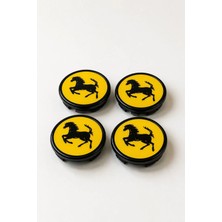 Gülcan Auto Ferrari Uyumlu Jant Göbeği 55 58 mm Jant Göbeği 5kol