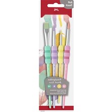 Yumuşak Dokulu Fırça Pastel Seti, 4'lü, Ergonomik Tasarım