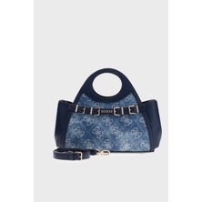 Guess Logolu Çıkarılabilir Askılı Kot Çanta HWDG9909050 Bayan Çanta HWDG99 09050 Dlp