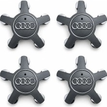 Gülcan Auto Audi Ahtapot 5 Kol Jant Göbeği Kapağı Kapak 4 Adet Füme