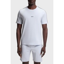 Boss Logolu Pamuklu Regular Fit Bisiklet Yaka T Shirt Erkek T Shirt 50545930 052