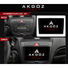 GÖZA-X Kıa Pıcanto 2007 2011 Multimedya Çerçevesi 9 Inç Soketleri Içinde