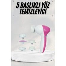 Aslanoğlu Store Cilt Temizleme ve Masaj Aleti 5 Başlıklı Akne ve Sivilce Önleyici