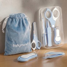 Babymond 4 Parça Bebek Tırnak Bakım Seti - Kadife Saklama Kesesi Hediyeli