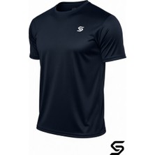Sapeur Erkek Spor Tişört- Slim Fit Antrenman Üstü
