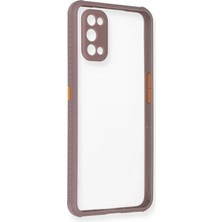 Durukar®  Realme 7 Pro Kılıf Miami Şeffaf Silikon - Açık Mor