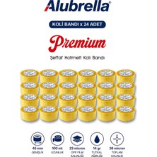 Alubrella 45 mm x 100 Mt, 24 Adet Premium Koli Bandı