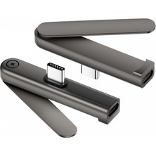Livx 240W Usb-C Katlanabilir Telefon Standlı Şarj Adaptörü – 480MBPS Veri Aktarımı, 90 Derece Dirsek Tasarım Fps-01