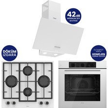 Ferre Chef Edition Turbolu Beyaz 3'lü Ankastre Set QBL62CB-LN386-D087SA