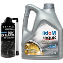 4 Litre Motor Yağı ve Lastik Tamir Kiti Seti
