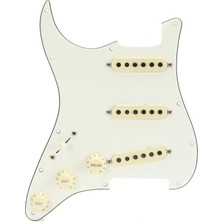 Tex-Mex Manyetiklerle Donatılmış Beyaz Pickguard
