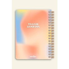 A5 Boyutunda Noktalı Bullet Journal Pro Defter - Bakır Renk
