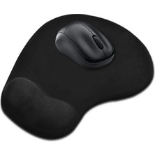 Ergonomik Bilek Destekli Mouse Pad, Siyah