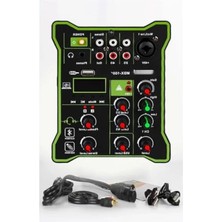 Stüdyo Kayıt Için Ses Kartlı Mixer - 48V Phantom Power