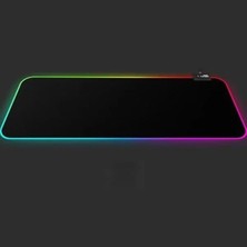 80X30 cm Rgb LED Işıklı Gaming Mouse Pad, Kaymaz Taban