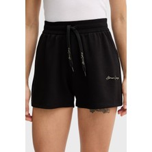Armani Exchange Logolu Regular Fit Yüksek Bel Şort Bayan Şort XW000838 AF13397 MC021