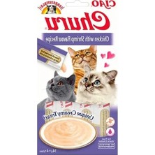 Tavuklu ve Karidesli Sıvı Kedi Ödülü, 14 Gram 4'lü Paket