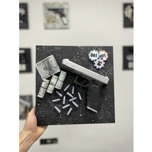 Oko Design 3D Dekoratif Tablo - Glock-19 ve Cip