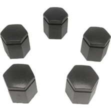 19X24 mm Boyutunda 5 Adet Siyah Bijon Kapağı Seti