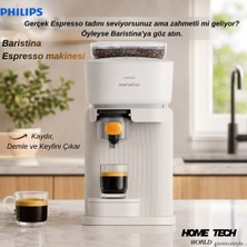 Philips Baristina Serisi Espresso Makinesi, 16 Bar Basınç, Kompakt, Beyaz, BAR300/03