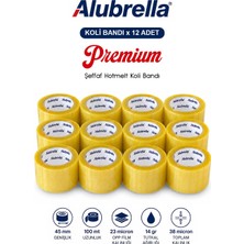 Alubrella 12 Adet Premium Koli Bandı, 45 mm x 100 mt