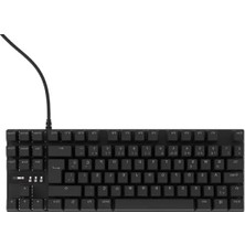 Mekanik Switch 19 Mod Rgb Kablolu Tkl Oyun Klavyesi (Kırmızı Switch)