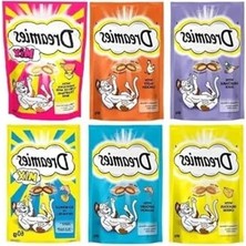 6X60GR Karışık Kedi Ödül Maması, Lezzetli ve Çeşitli