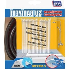 Siyah Su Kesici Bariyer - 2 Metre
