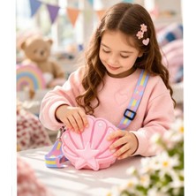 Joinkidz Yıldız Figürlü Istiridye Model Arkası Popitli Mini Kız Çocuk Çanta