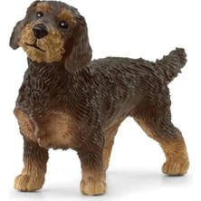 Tel Tüylü Dachshund Oyuncak Figürü, Aktif Köpek Modeli
