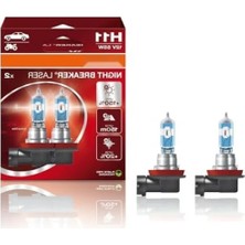 Uzun Huzme Far Ampul H11%150 Fazla Işık