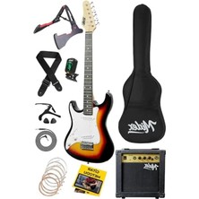 Çocuklar Için Amfili Elektro Gitar Seti ile Müzik Eğitimi
